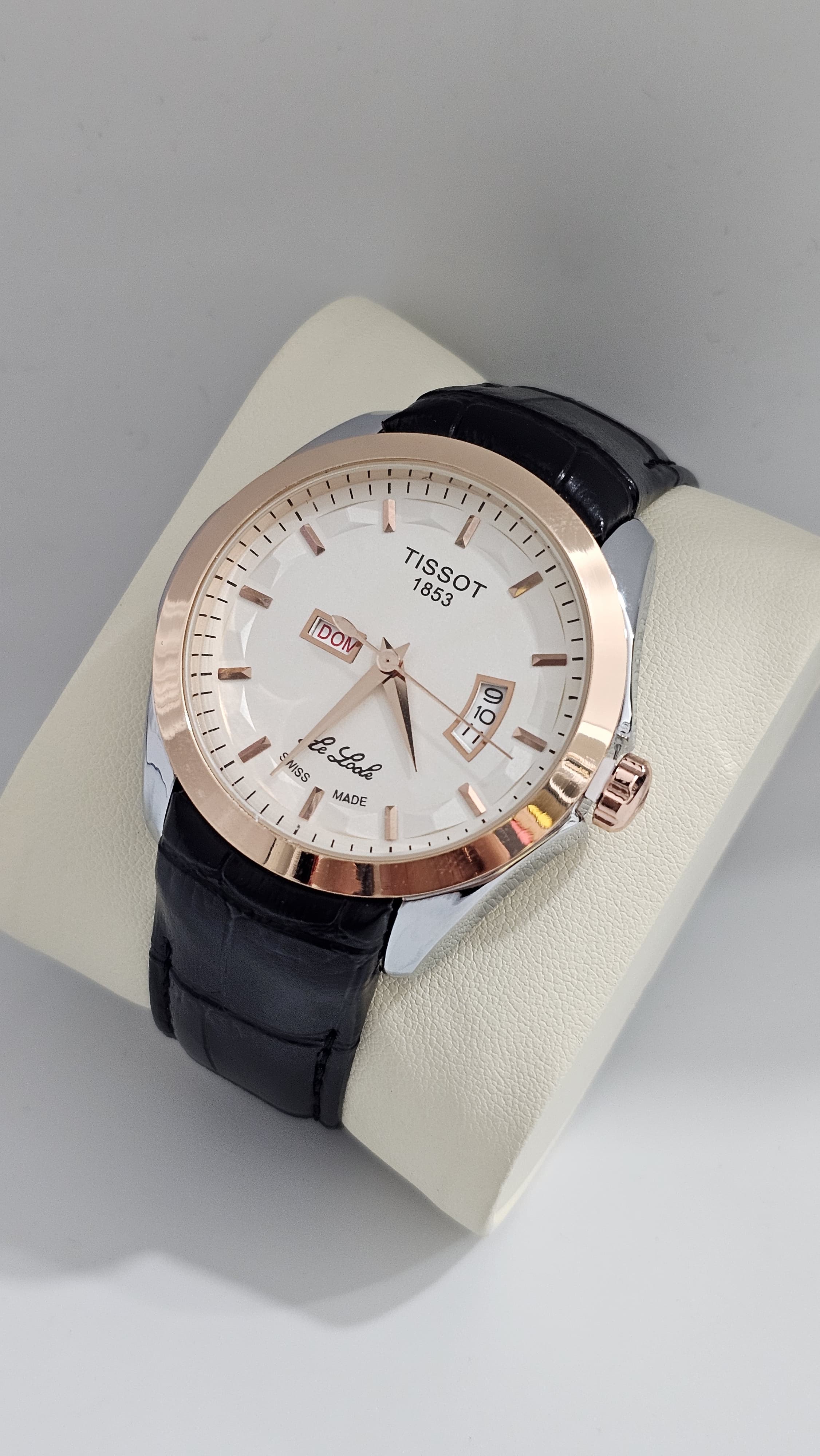 Tissot Le Locle – Kişi Saatı – Qızılı/Silver – Dəri Kordon