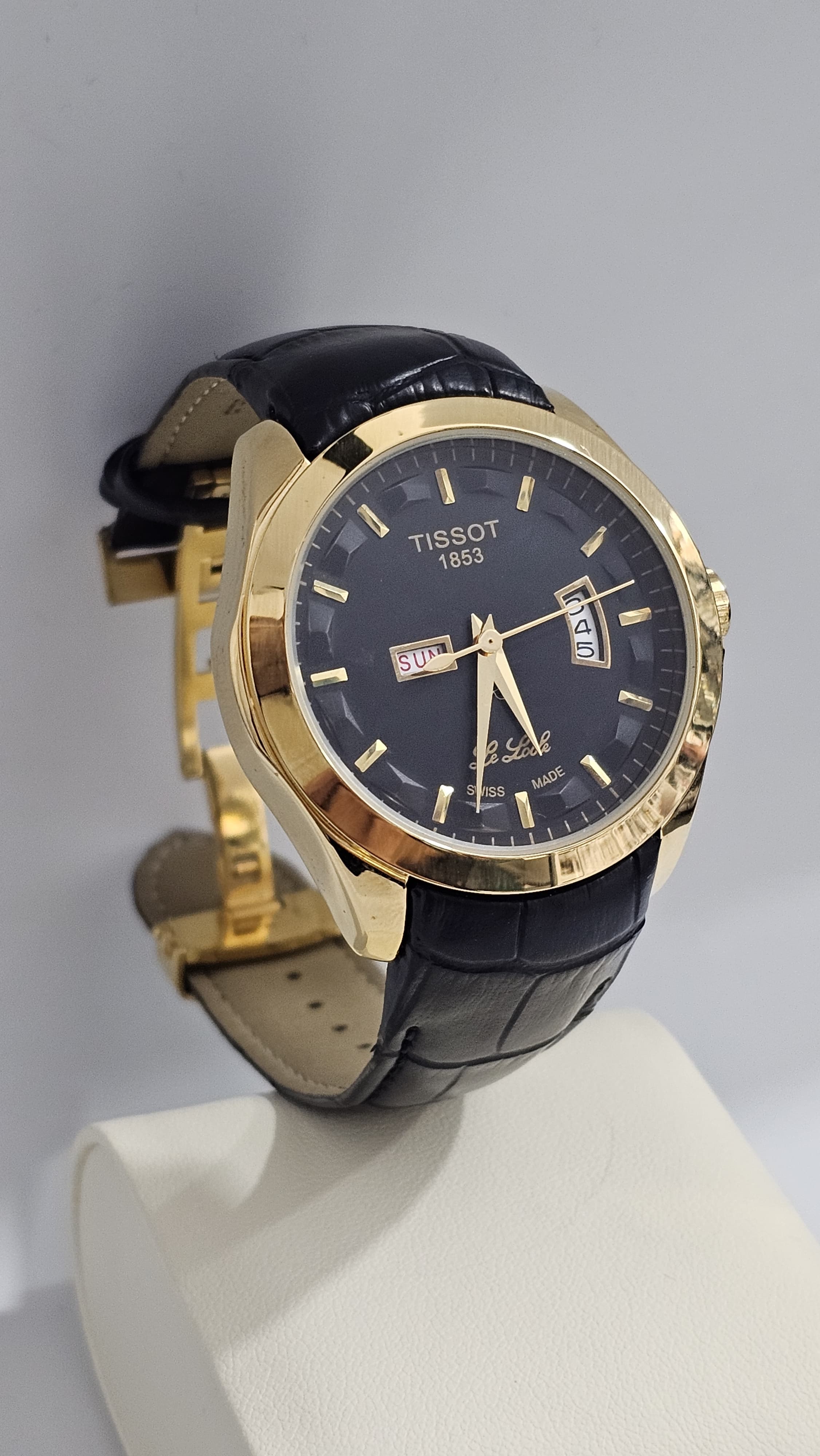 Tissot Le Locle – Kişi Saatı – Qızılı/Silver – Dəri Kordon